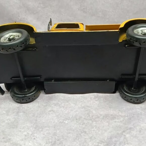 Ritz Hardware Metal 1935 Chevy Pick Up Truck Vintage Toy Yellow 12” x 5.5” - Picture 5 of 7